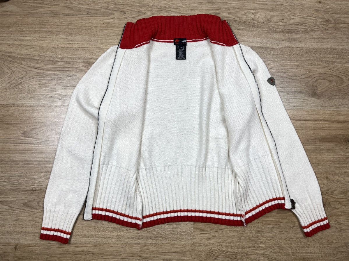 Versace Vintage Versace Sport Full Zip Knit Sweater Wool Logo XS Size US XS / EU 42 / 0 - 13 Thumbnail