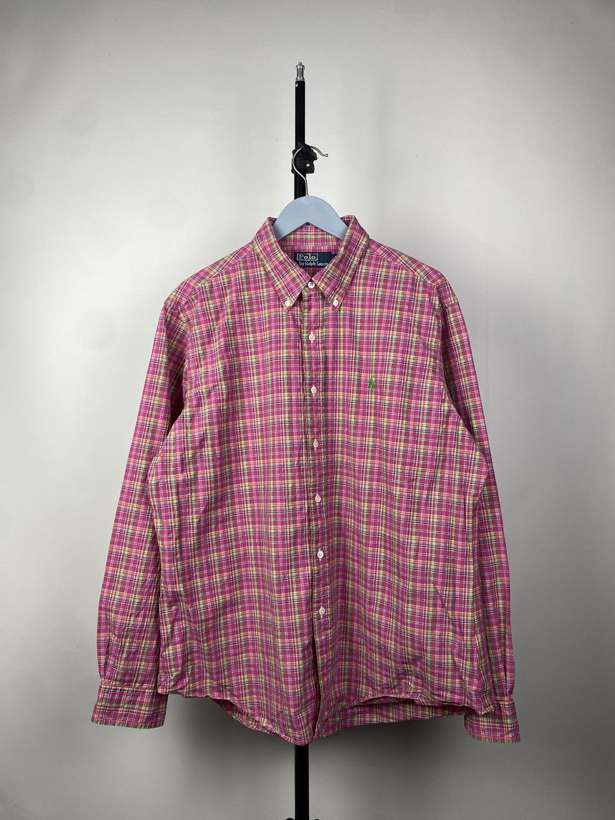 Polo Ralph Lauren × Ralph Lauren × Vintage Vintage 90s Ralph Lauren button ups shirt Size US XL / EU 56 / 4 - 1 Thumbnail