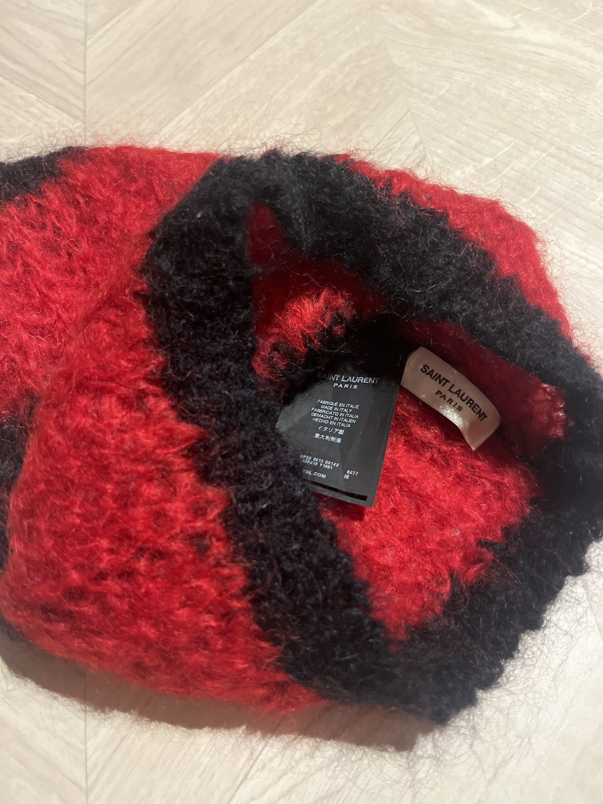 Saint Laurent Paris Saint Laurent Paris FW13 mohair beanie Size ONE SIZE - 3 Thumbnail