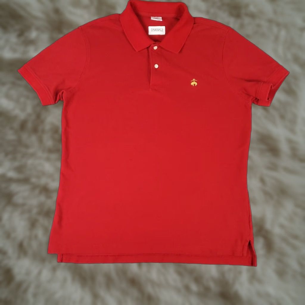 Brooks Brothers Brooks Brothers Polo Shirt Men's Large Red Casual Short Sleeve Activewear Size US L / EU 52-54 / 3 - 1 Thumbnail