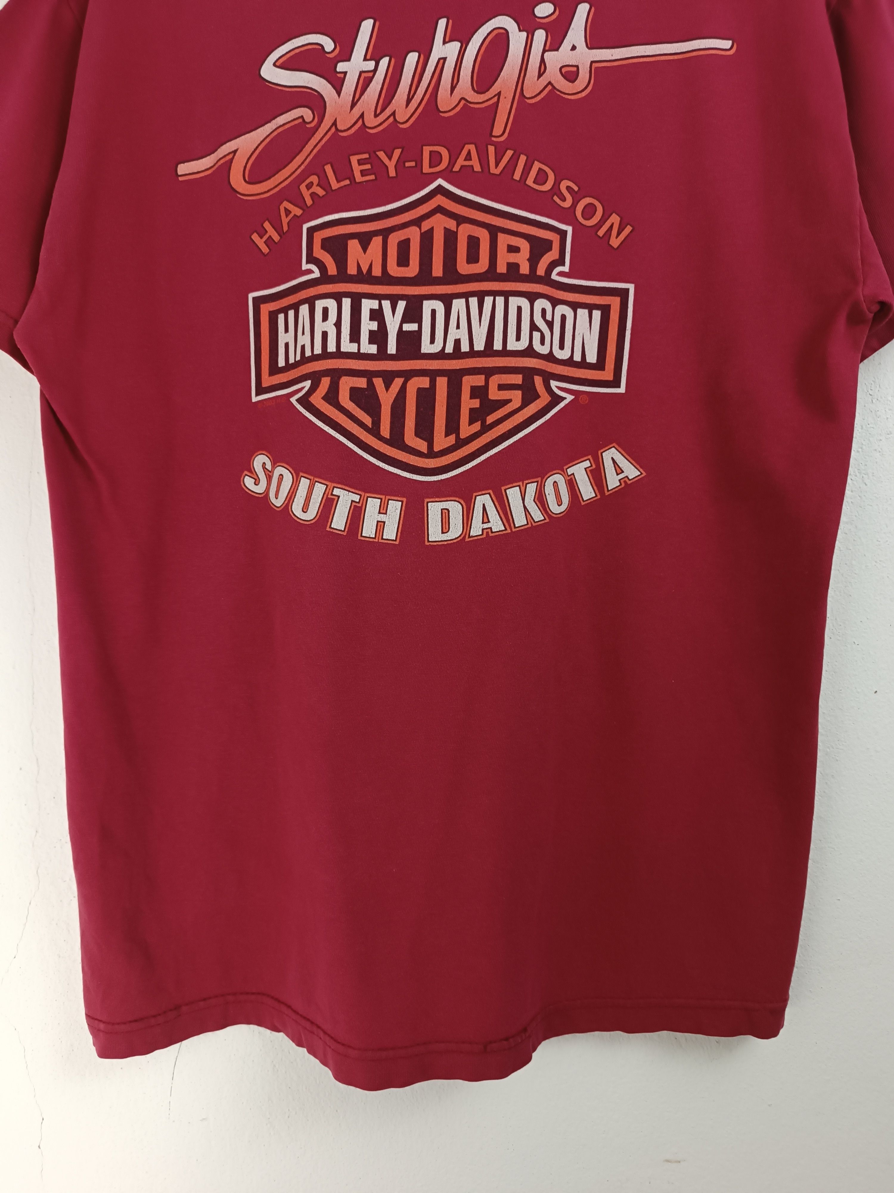 Harley Davidson THRASH FADED VINTAGE 2004 HARLEY DAVIDSON STURGIS CHOPPER Size US M / EU 48-50 / 2 - 9 Thumbnail