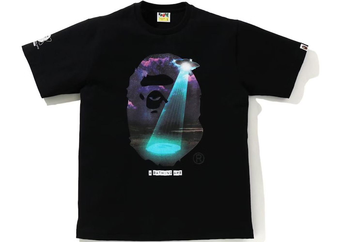 Bape Bape Galaxy UFO Tee Size US M / EU 48-50 / 2 - 1 Thumbnail