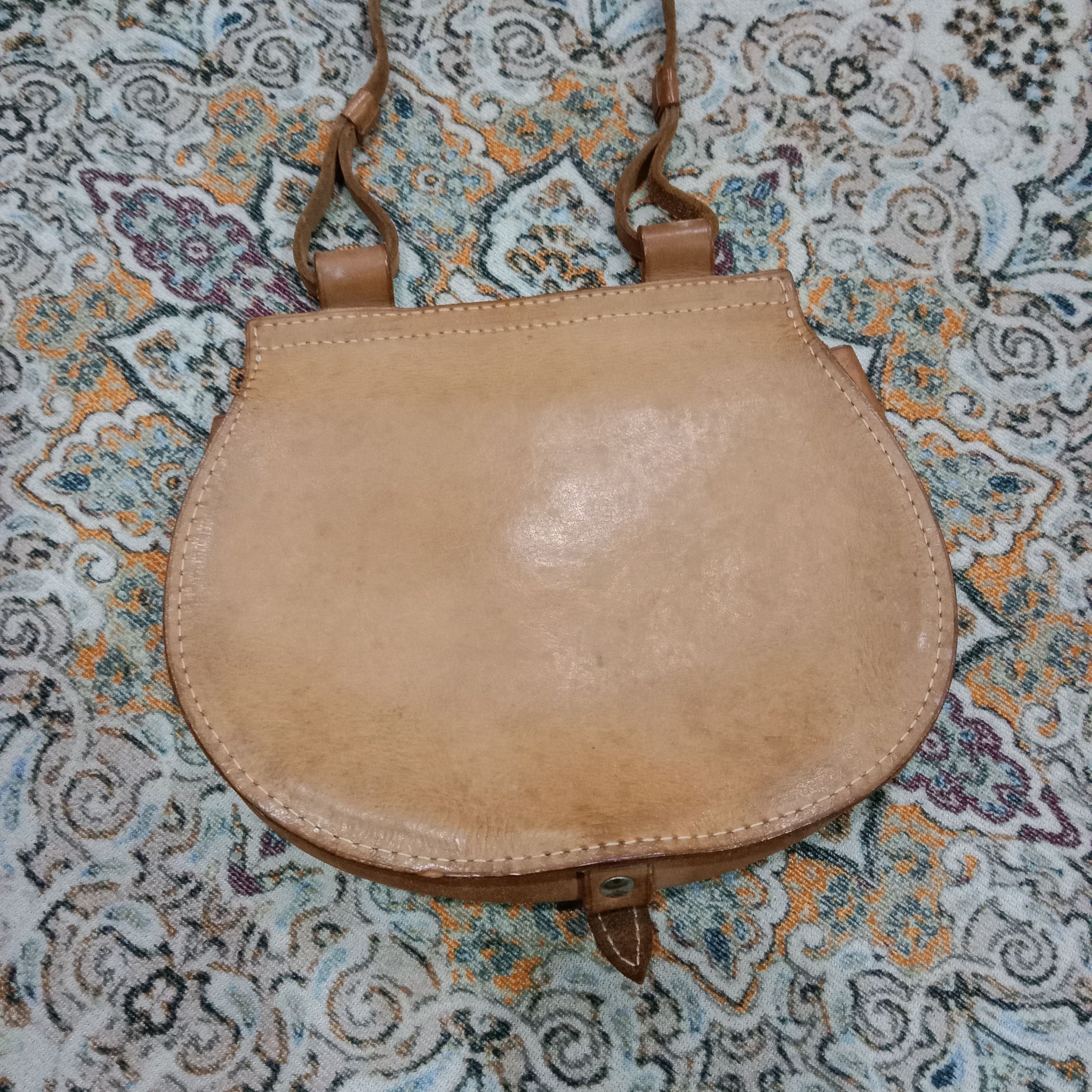 Genuine Leather Vintage Genuine Leather Mini Saddle Crossbody Bag Size ONE SIZE - 5 Thumbnail