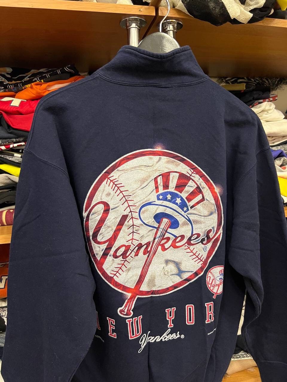 Vintage CRAZY NEW YORK YANKEES VINTAGE SWEATSHIRT Size US M / EU 48-50 / 2 - 7 Thumbnail