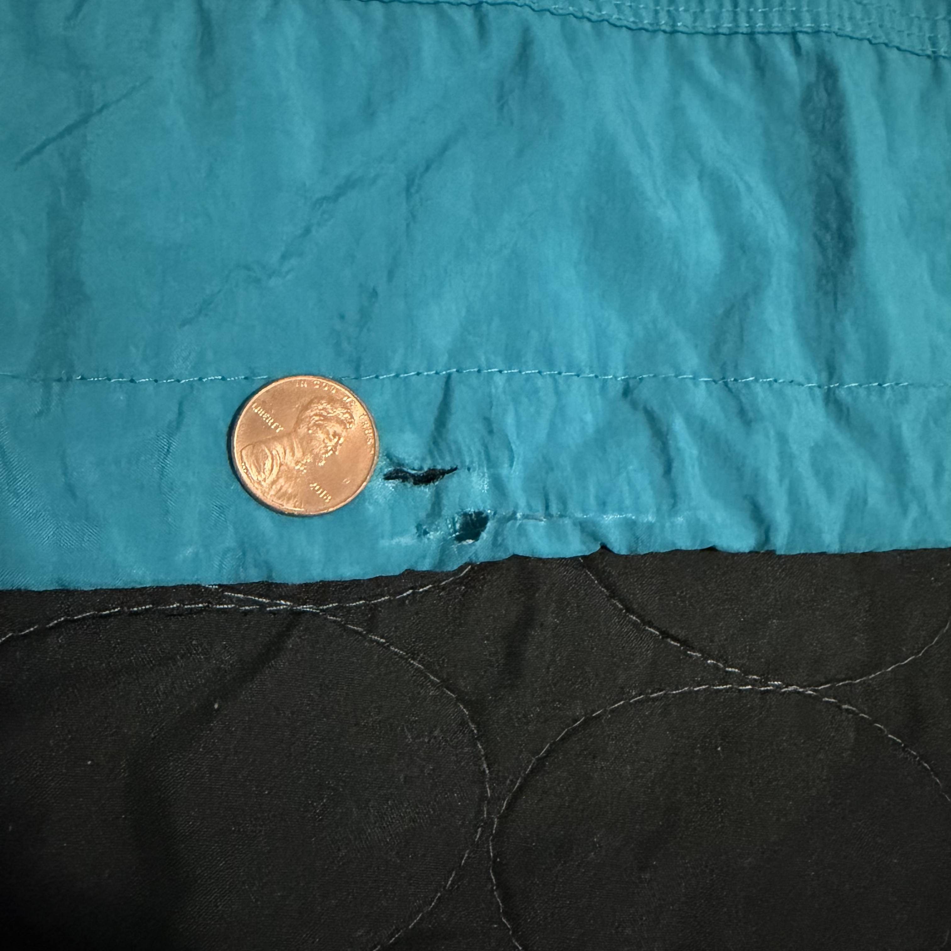 Nike VTG turquoise Y2K 90s Nike Anorak Windbreaker Large Size US L / EU 52-54 / 3 - 6 Thumbnail