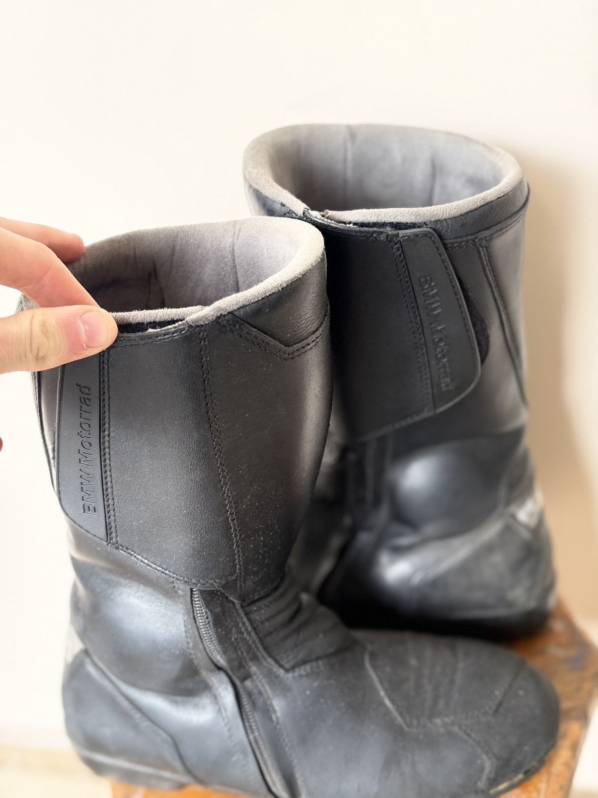 BMW High Top Boxer Boots Leather 90’s rare yohji yamamoto style Size US 7 / EU 40 - 4 Thumbnail