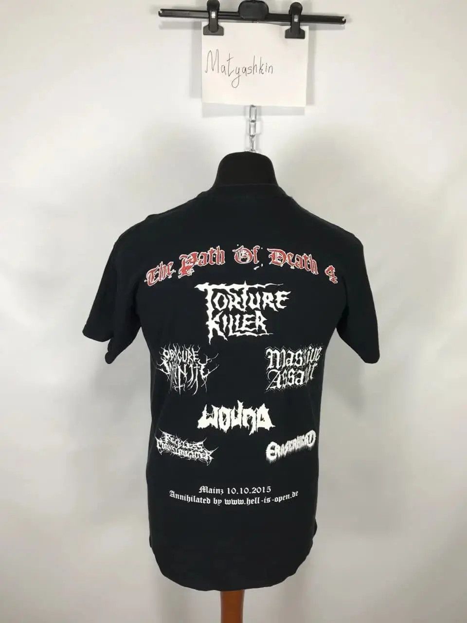 Band Tees Rock T-shirt the path of death 4 size M Size US M / EU 48-50 / 2 - 2 Thumbnail