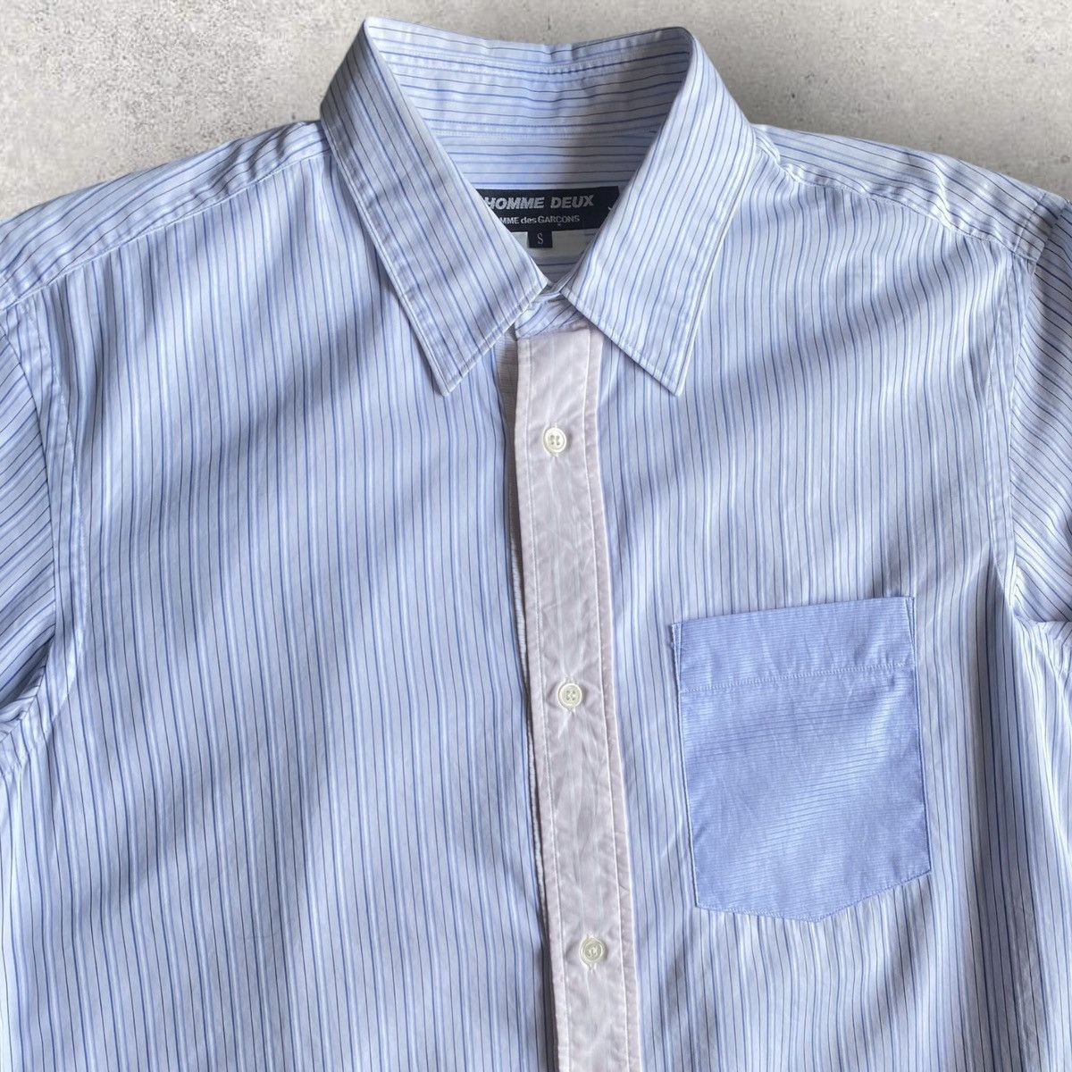 Comme des Garcons Mix Striped Shirt Size US S / EU 44-46 / 1 - 1 Thumbnail