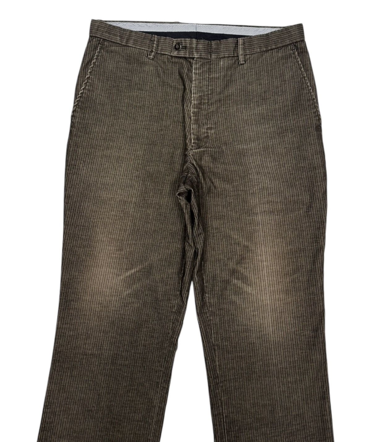 Kansai Yamamoto × Y's for Men × Yohji Yamamoto KANSAI YAMAMOTO BAGGY WIDE PANTS STRIPED Size US 34 / EU 50 - 5 Thumbnail