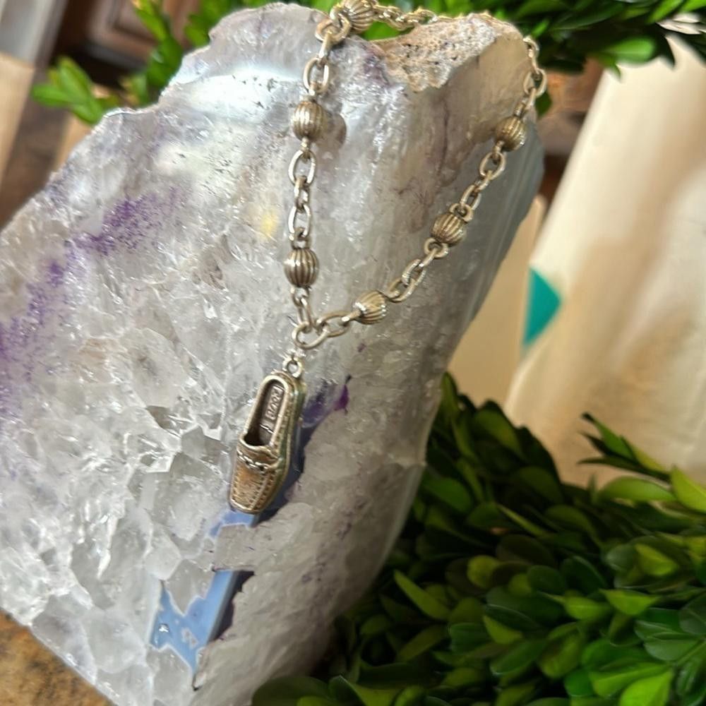 Brighton Brighton Charming Vintage Silver Bracelet with Shoe Charm Size ONE SIZE - 2 Thumbnail