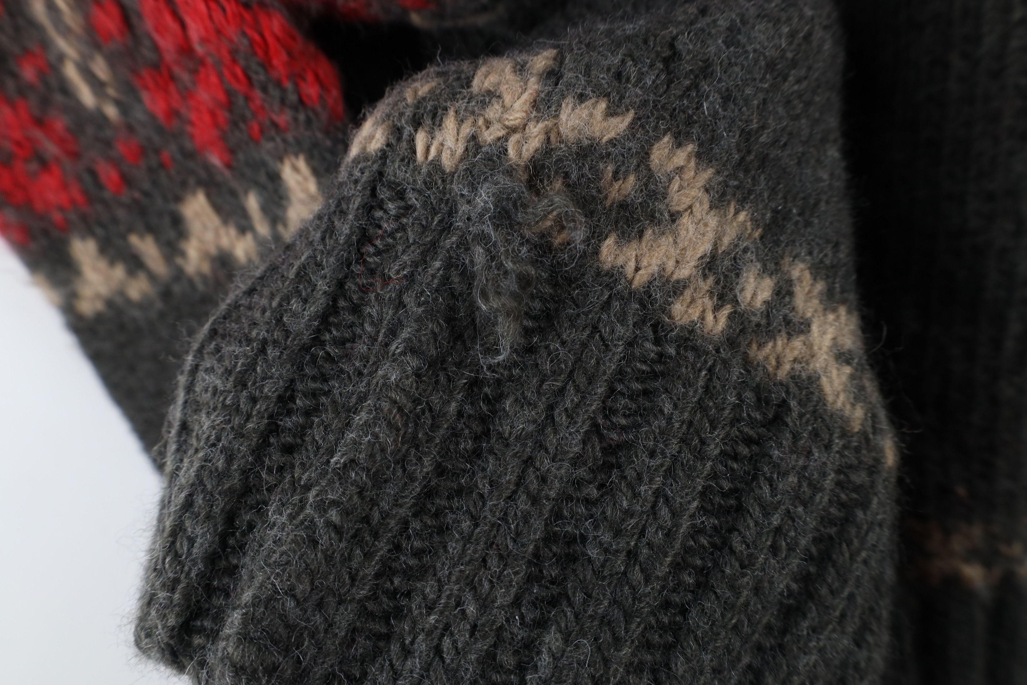 American Eagle Outfitters × Vintage Vintage Y2K American Eagle Knit Snowflake Half Zip Sweater Size US XL / EU 56 / 4 - 7 Thumbnail