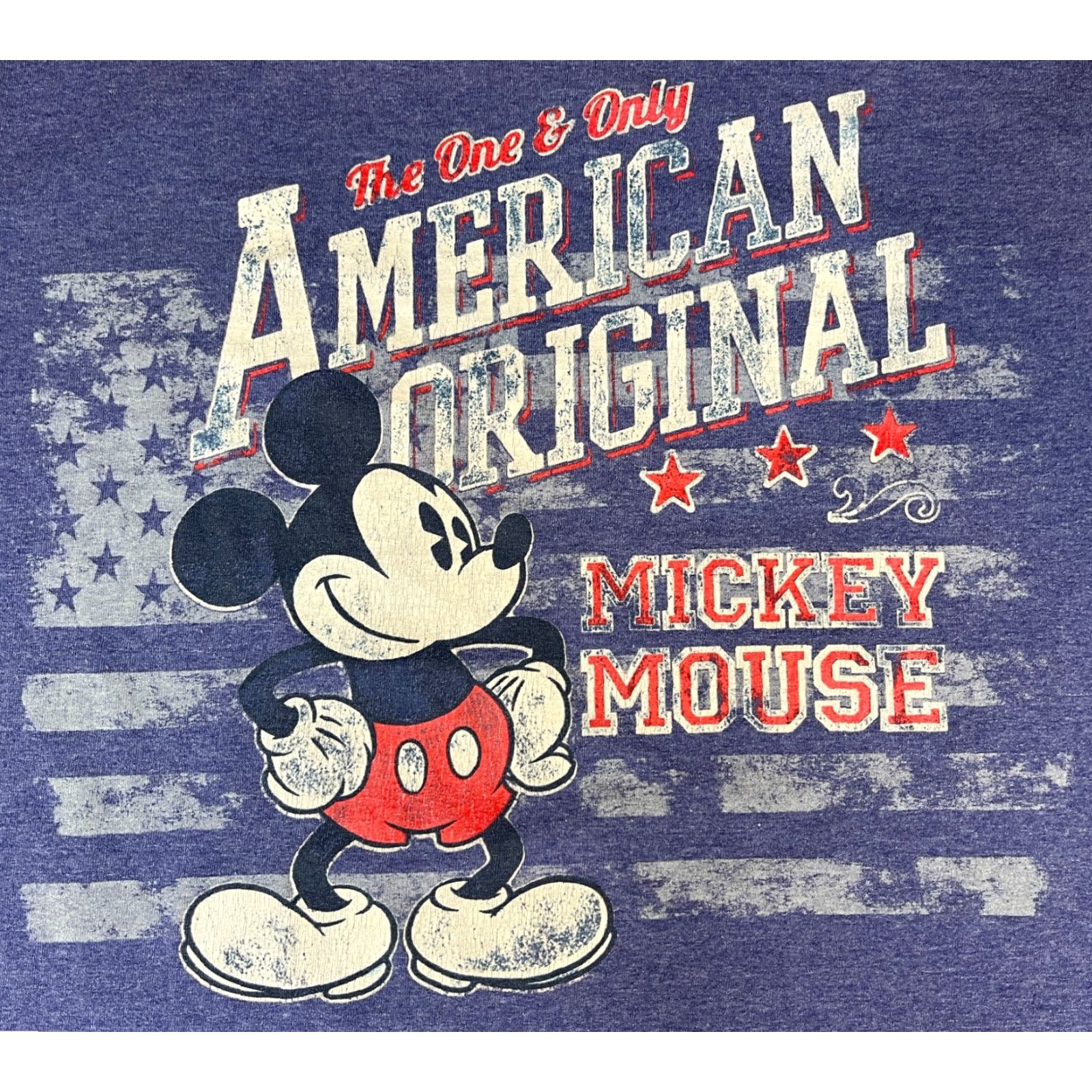 Disney Disney Mickey Mouse T-Shirt Unisex Adults M Blue Crew Neck Short Sleeve Graphic Print 1980s USA Cartoon Disney Store Size US M / EU 48-50 / 2 - 4 Thumbnail
