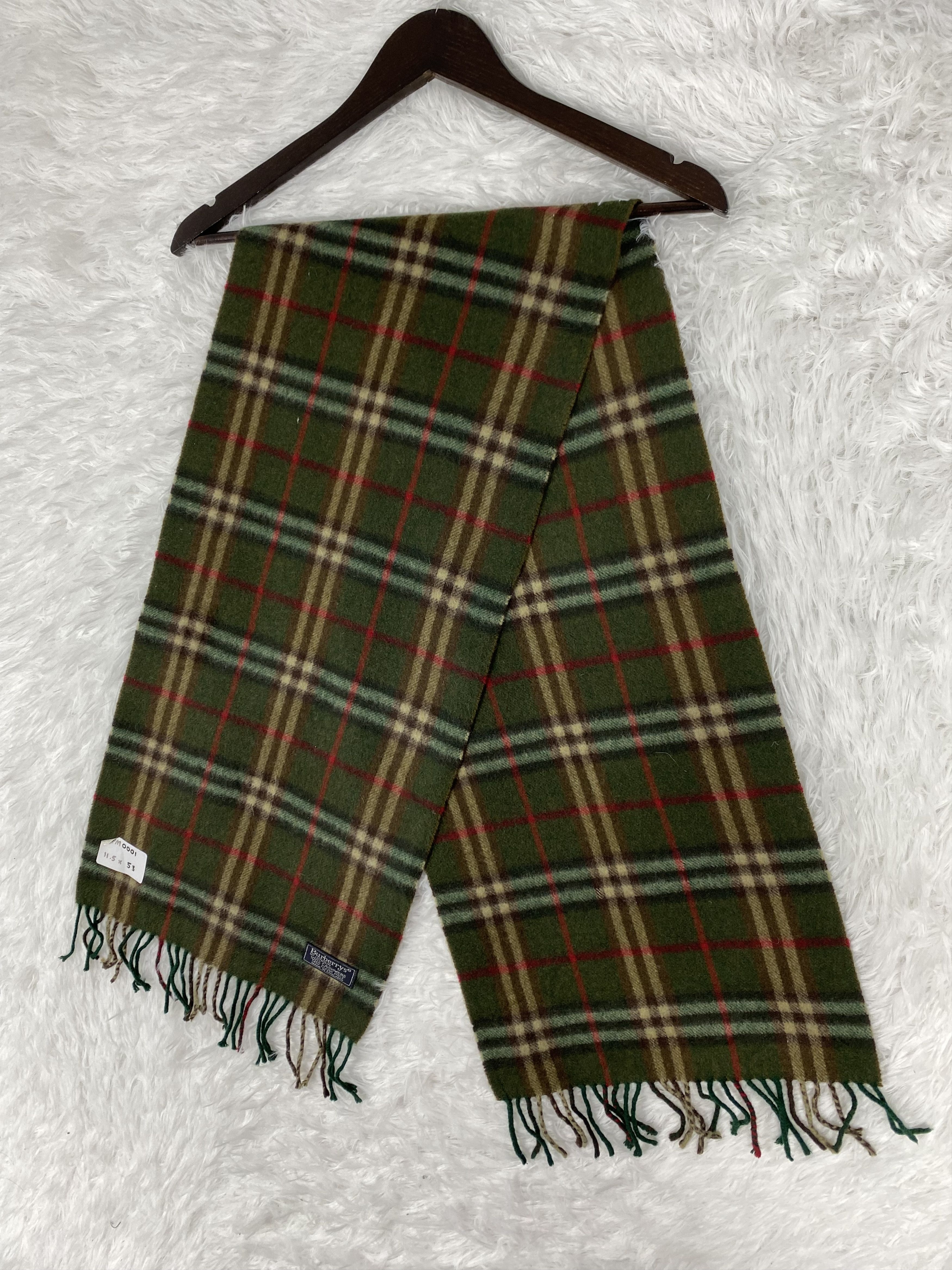 Burberry Vintage Burberry Scarf / Muffler Neckwear PM0001 Size ONE SIZE - 4 Thumbnail