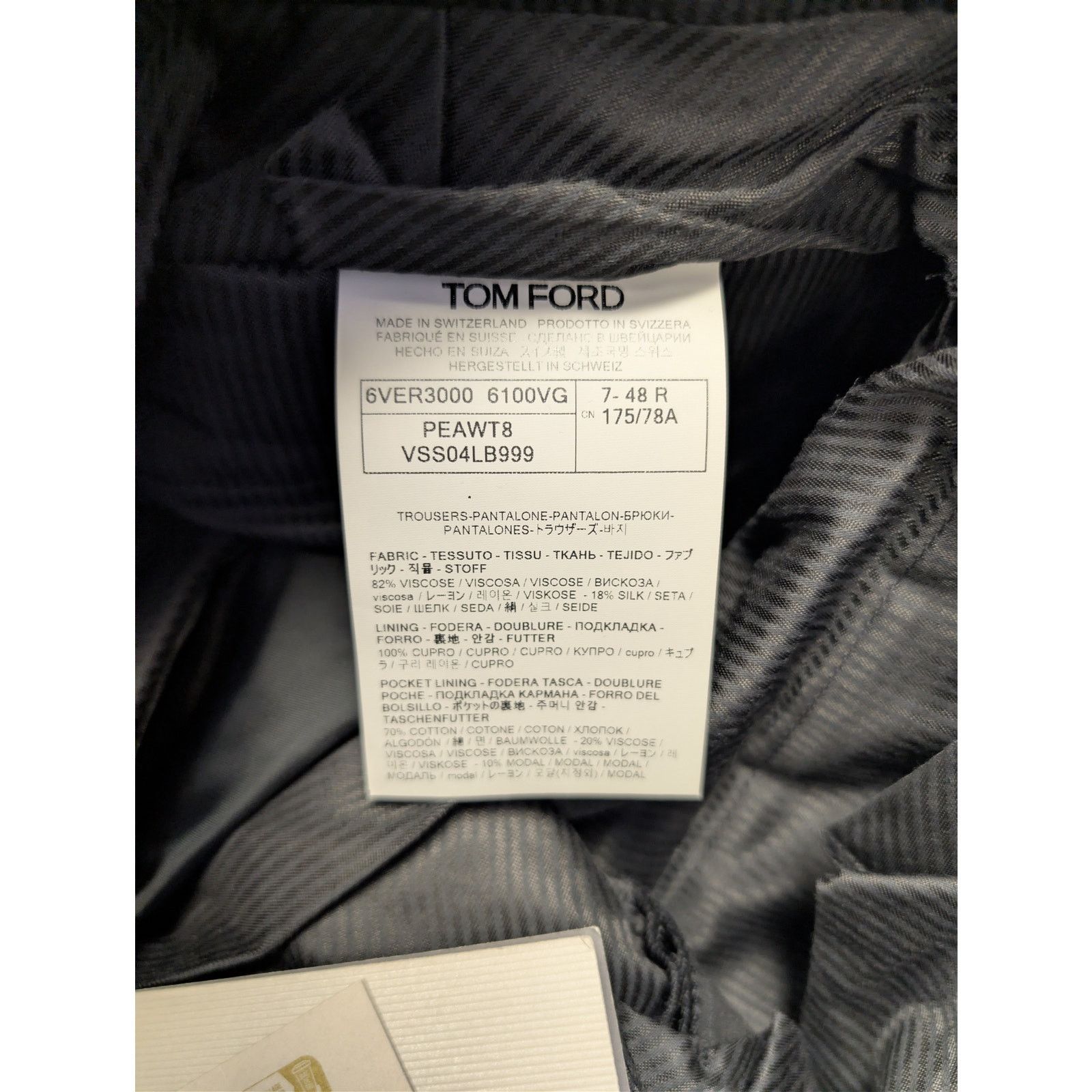 Tom Ford o1rshd1 Q:2 / Tailored Velvet Tuxedo Evening Pants in Black Size US 32 / EU 48 - 17 Thumbnail