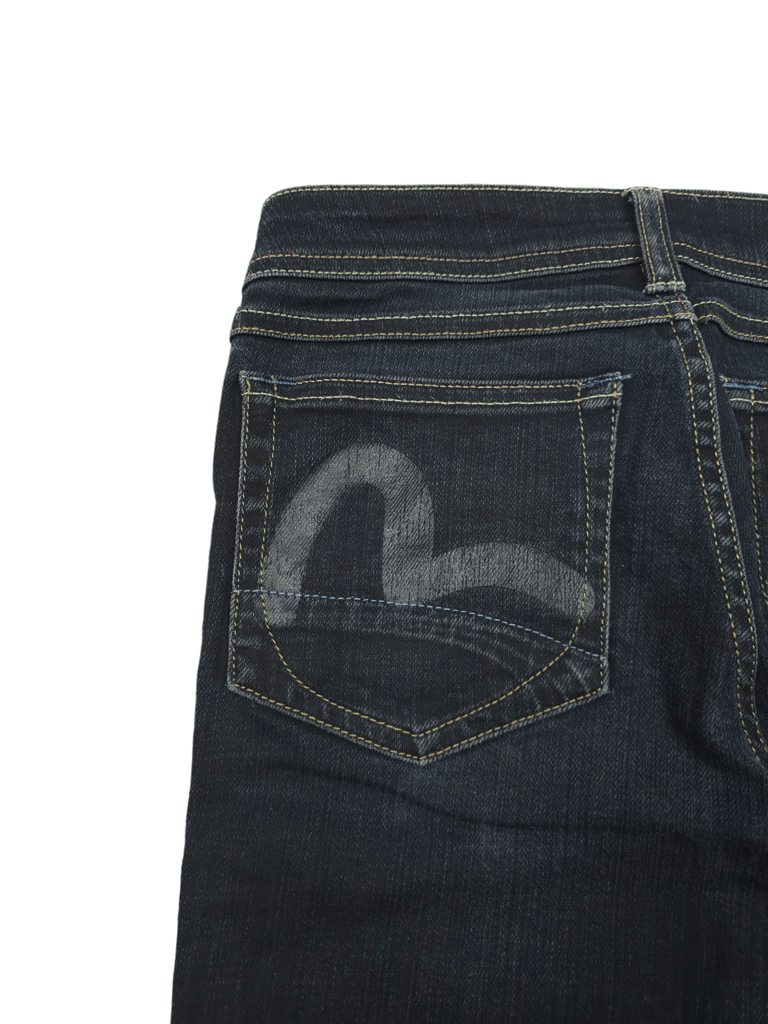 Evisu × Vintage 💎 26/32 Evisu X Puma Skinny Women's Denim Jeans Y2K Size 26" / US 2 / IT 38 - 4 Thumbnail