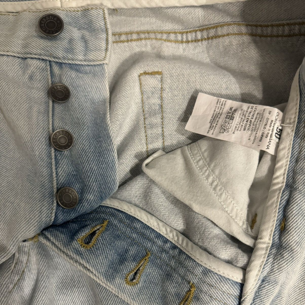 Dolce & Gabbana Dolce & Gabbana Denim Printed Jeans Size US 34 / EU 50 - 8 Thumbnail