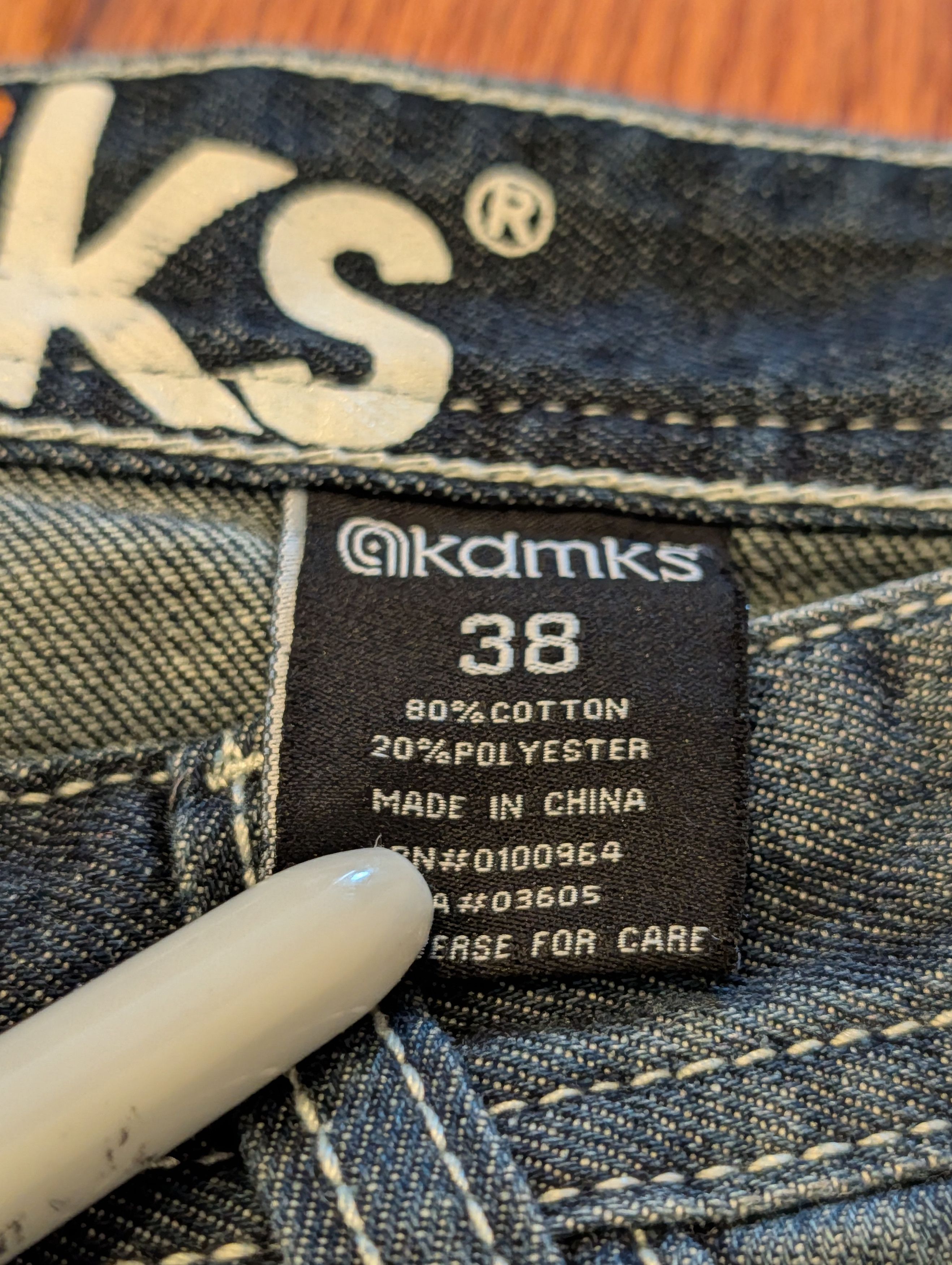 Akademiks Vintage Y2K Akademik Size 38 Blue Denim Shorts Size US 38 / EU 54 - 3 Thumbnail