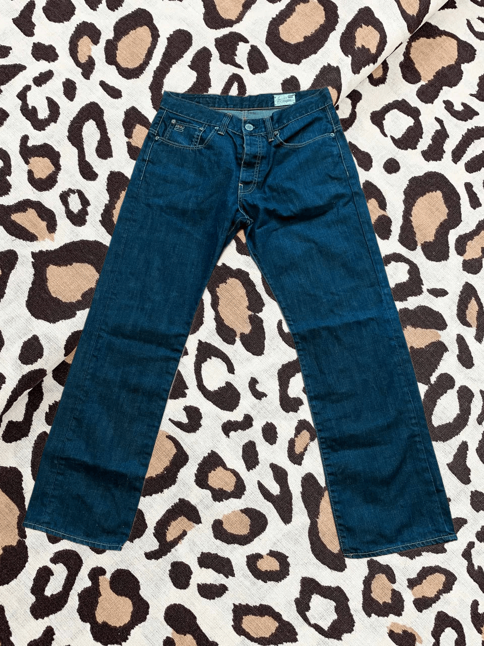 G-Star G STAR RAW Blue Button Fly Denim Jeans Size US 32 / EU 48 - 1 Thumbnail
