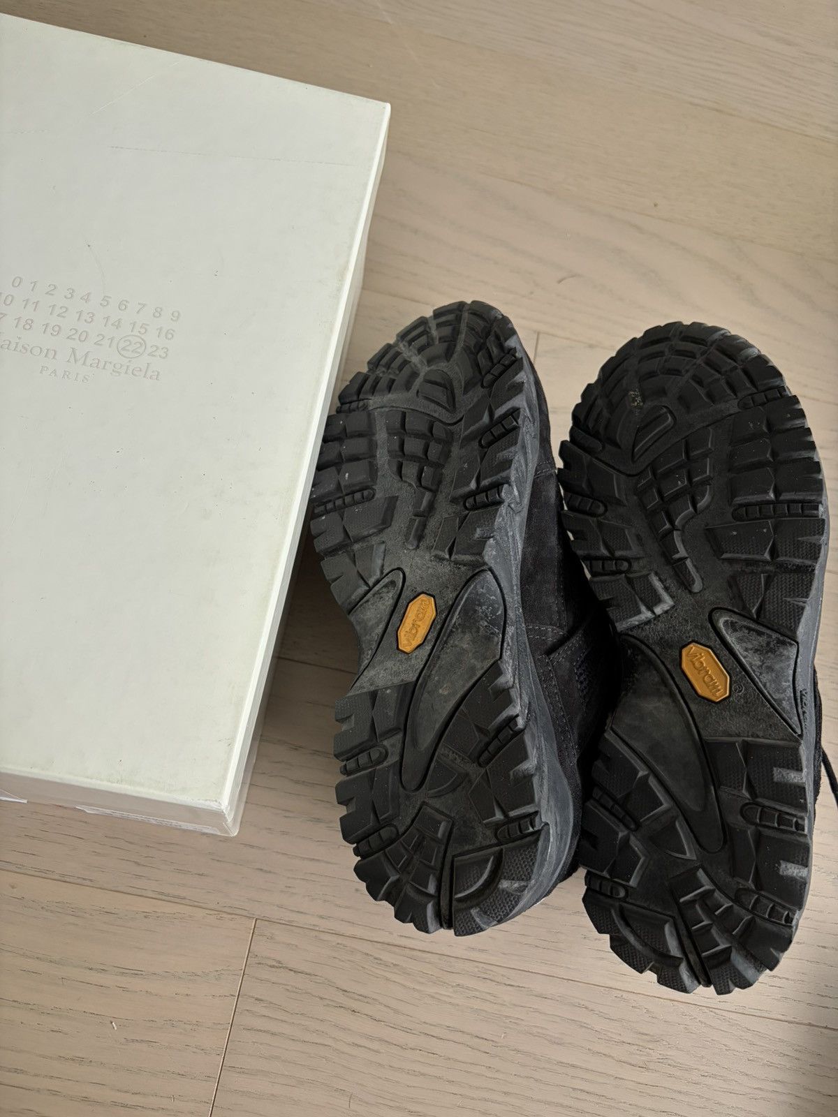 Maison Margiela Maison Martin Margiela Black Suede Leather Security Sneakers Size US 10 / EU 43 - 5 Thumbnail