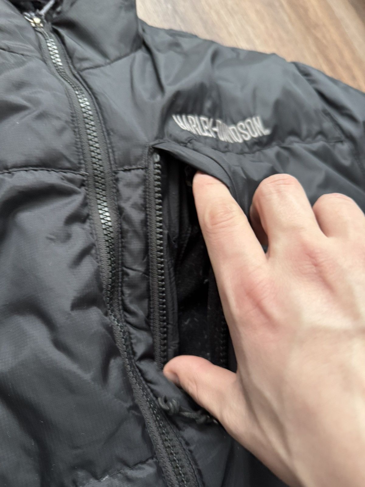 Harley Davidson Vintage 90’s Men's Harley Davidson Black Size M 300 puffer jacket Size US M / EU 48-50 / 2 - 8 Thumbnail