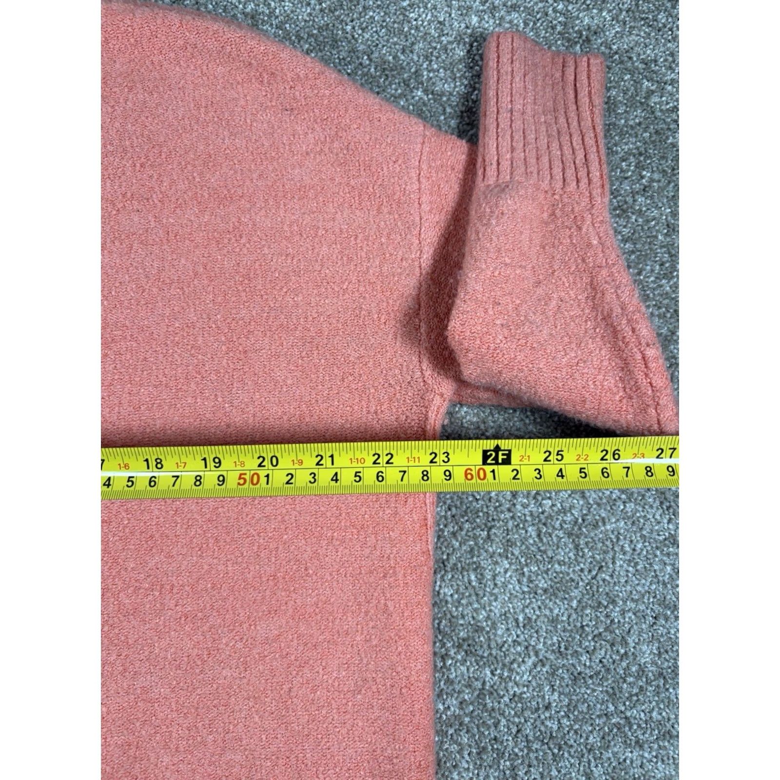 Lou & Grey Lou & Grey Peach Bright Henley Spring Soft Sweater Women’s Size S Orange Crew Neck Long Sleeve Pullover Size S / US 4 / IT 40 - 6 Thumbnail