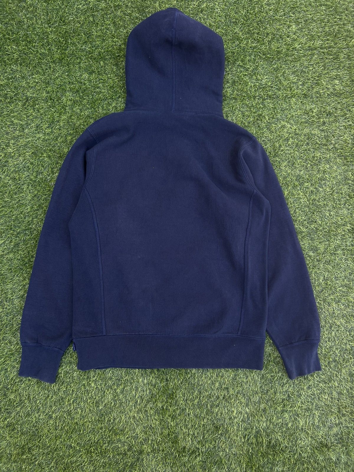 Supreme Vintage Navy Blue Box Logo Supreme (Bogo hoodie) Size US M / EU 48-50 / 2 - 11 Thumbnail