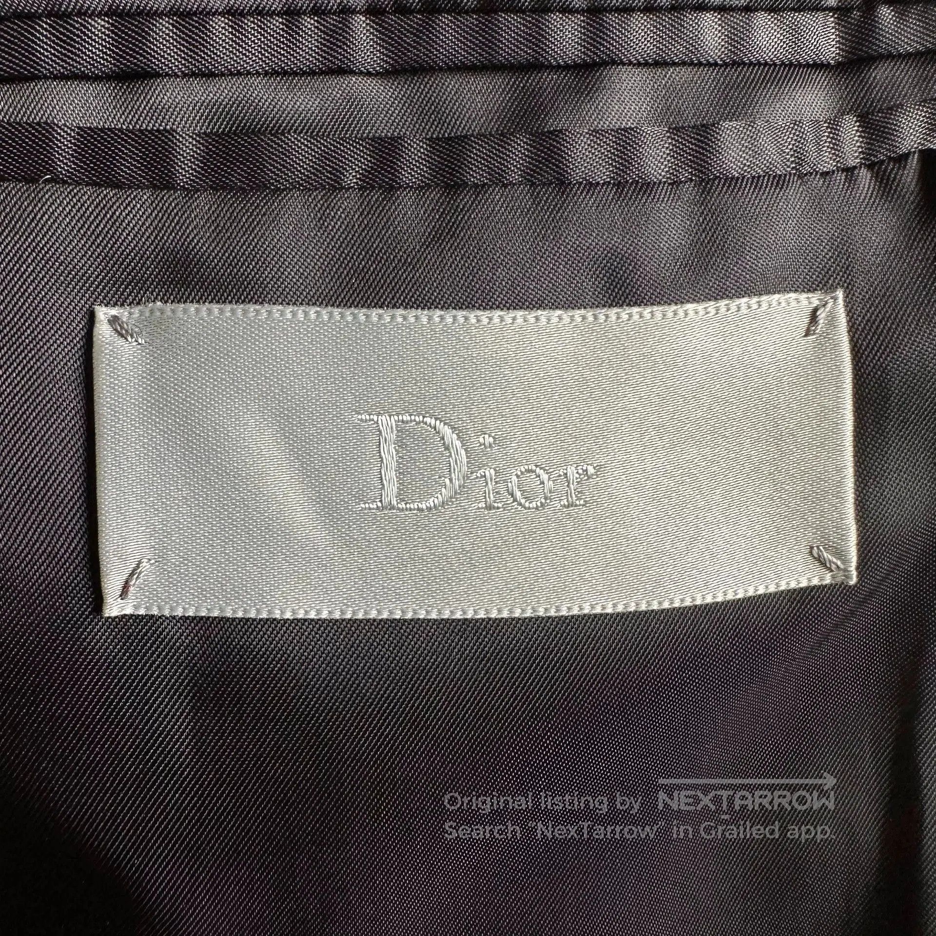 Dior Dior Wool Blue Peak Lapel Blazer. Size US XS / EU 42 / 0 - 5 Thumbnail
