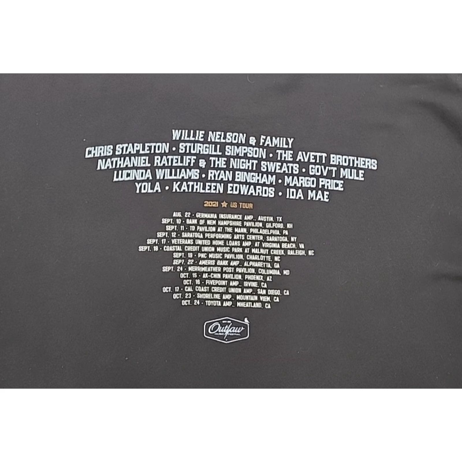 Vintage VINTAGE Blackbird Presents Willie Nelson & Family Shirt Mens 3XL 2021 US Tour Outlaw Country RARE Size US XXL / EU 58 / 5 - 3 Thumbnail