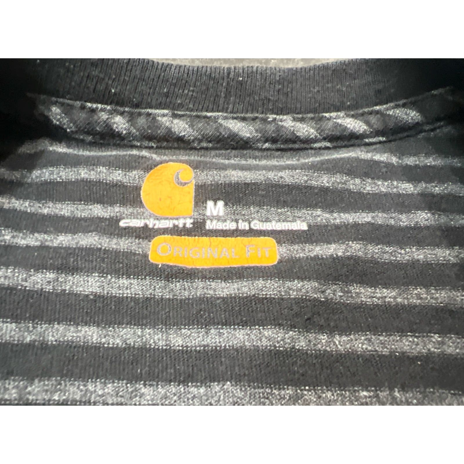 Carhartt Carhartt Men T-Shirt Short Sleeve Crew Neck Regular Fit Pocket Multicolor Striped Logo 2020s Size US M / EU 48-50 / 2 - 6 Thumbnail