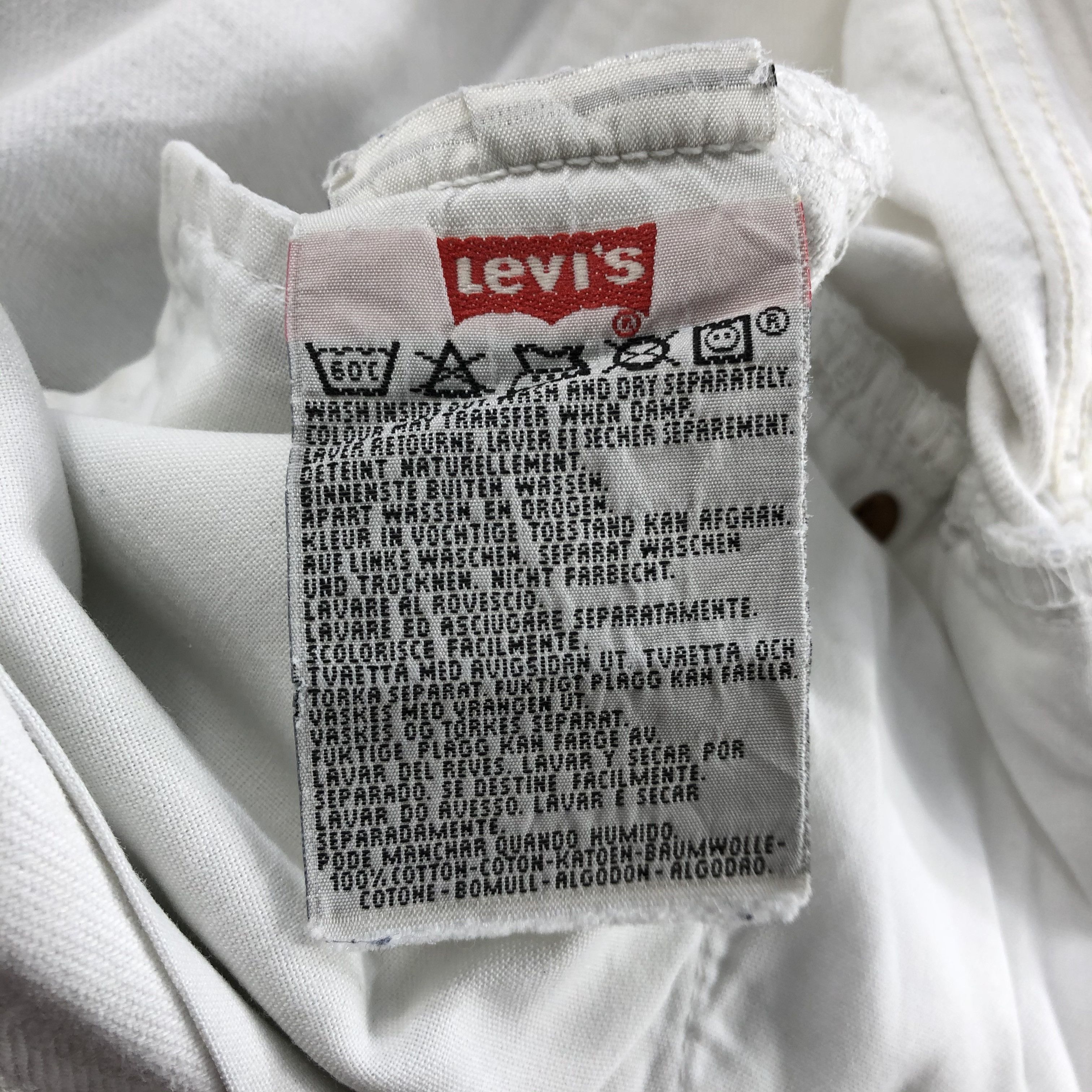 Levi's × Vintage Vintage 90s Light Wash Levis 501 Jeans - JM2311 Size US 36 / EU 52 - 9 Thumbnail