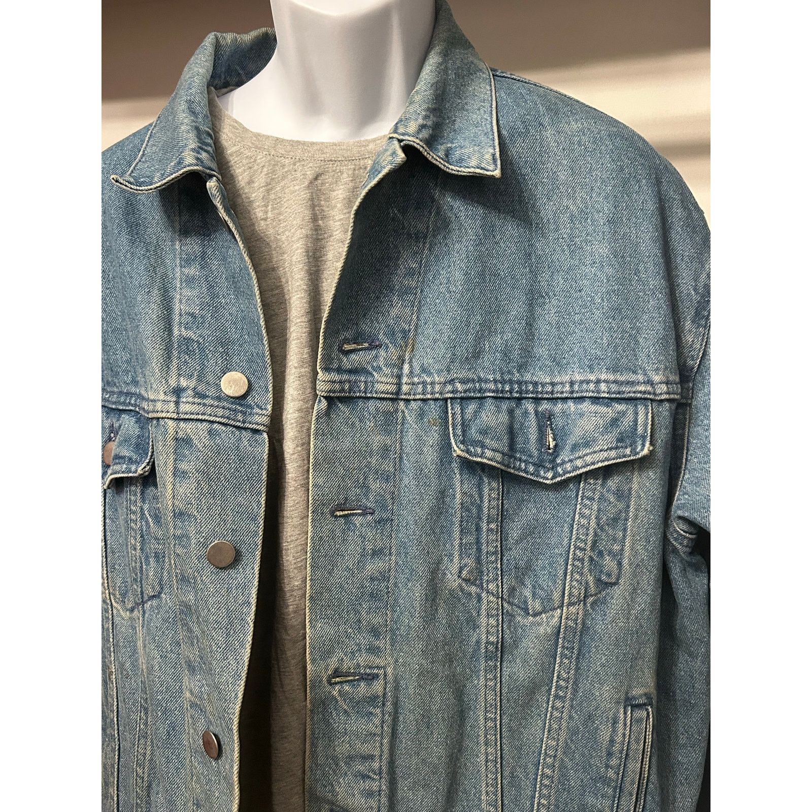 Pepsi Vintage Pepsi Logo Denim Jacket Made in Canada Large Size US L / EU 52-54 / 3 - 1 Thumbnail