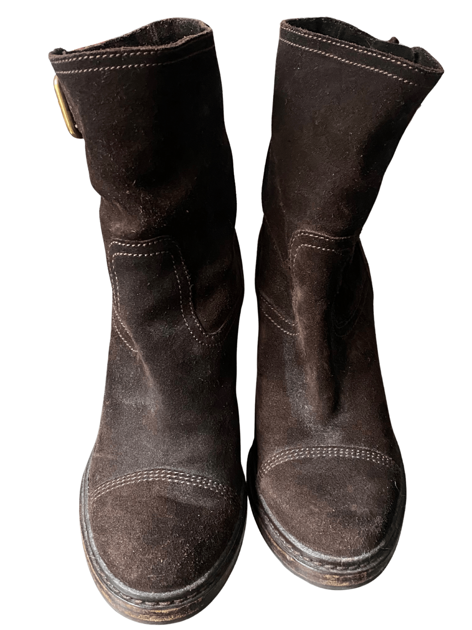 Prada Prada suede boots Size US 7 / IT 37 - 3 Thumbnail