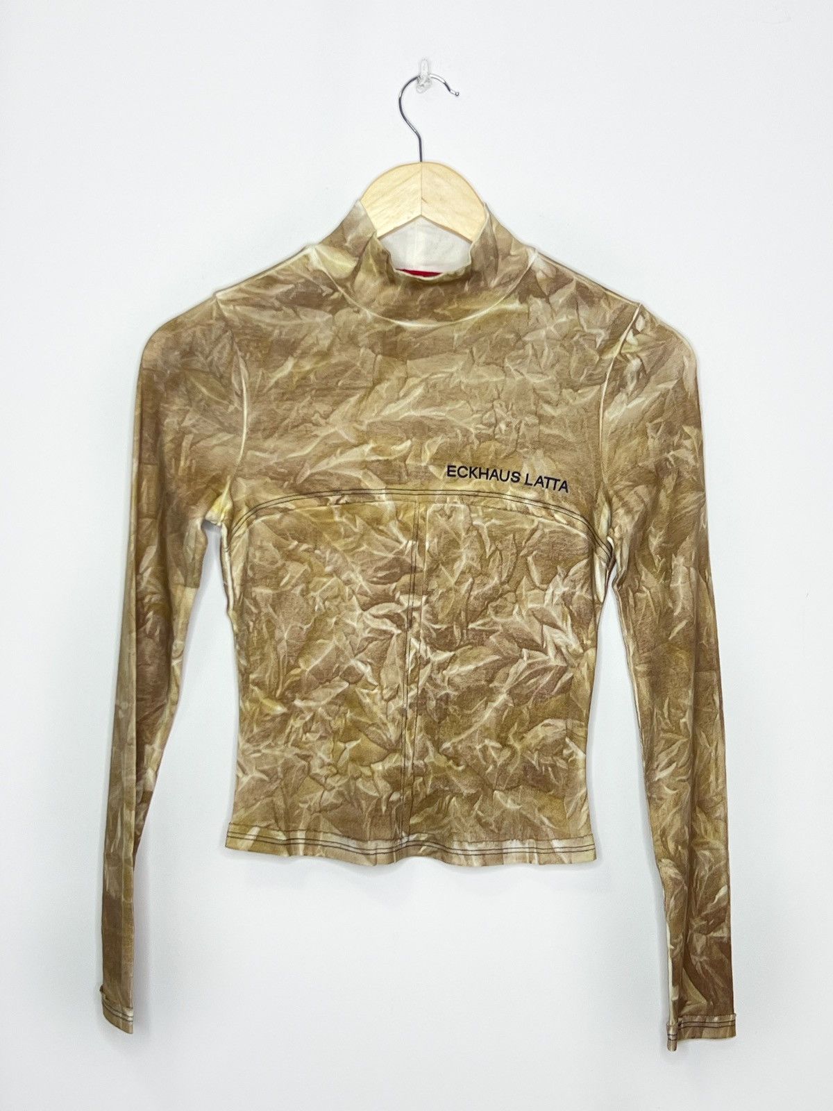 Eckhaus Latta ECKHAUS LATTA LAPPED BABY TURTLENECK DEEP EARTH Size S / US 4 / IT 40 - 2 Thumbnail