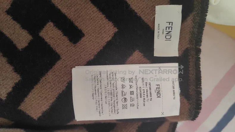 Fendi Fendi size 1700*450 Cashmere scarf wrap Size ONE SIZE - 8 Thumbnail