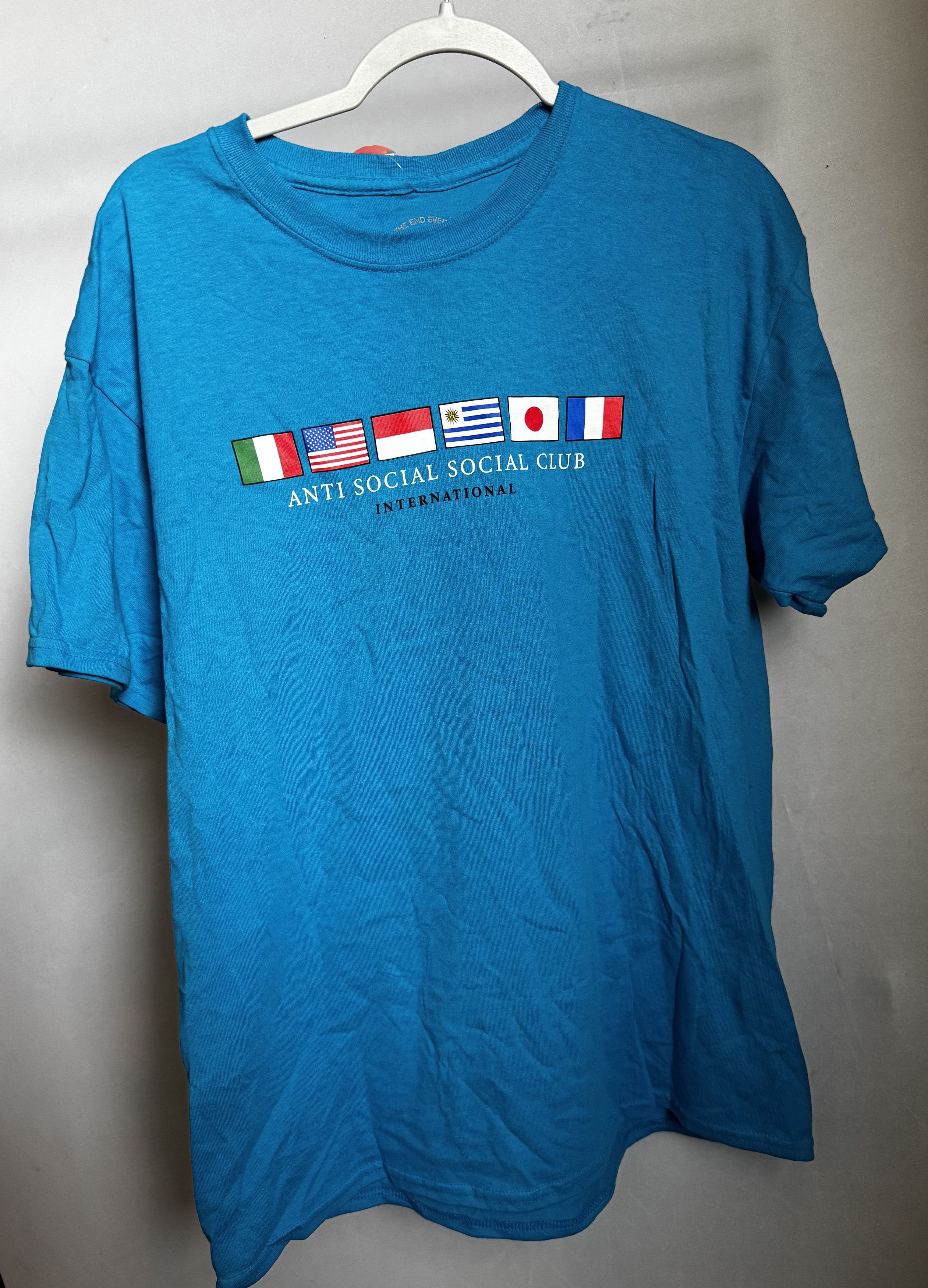 Anti Social Social Club International Tee (NEW) Size US L / EU 52-54 / 3 - 1 Thumbnail