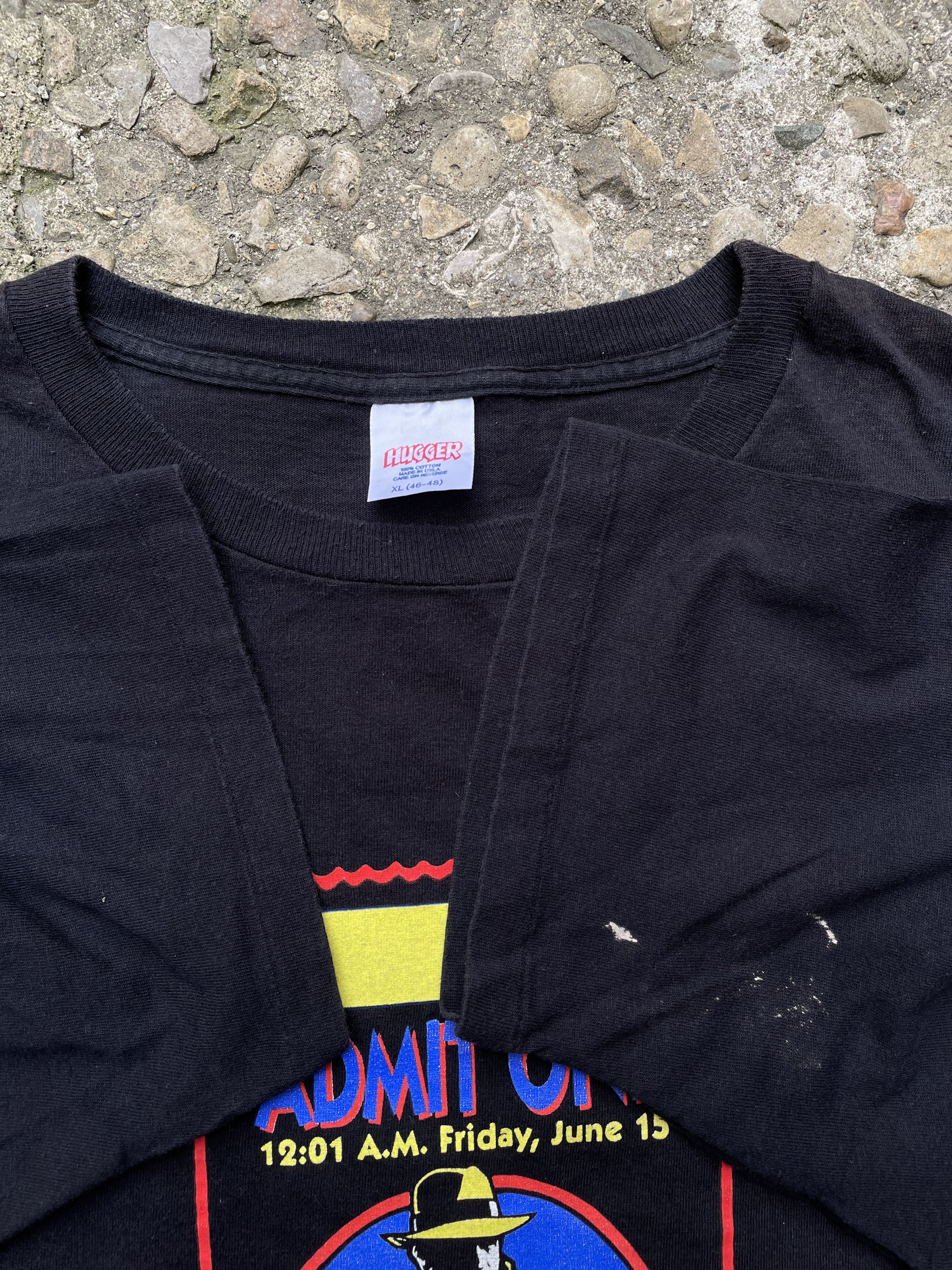 Vintage VTG 1990 Dick Tracy Movie Promo Graphic T-Shirt Size US XL / EU 56 / 4 - 4 Thumbnail