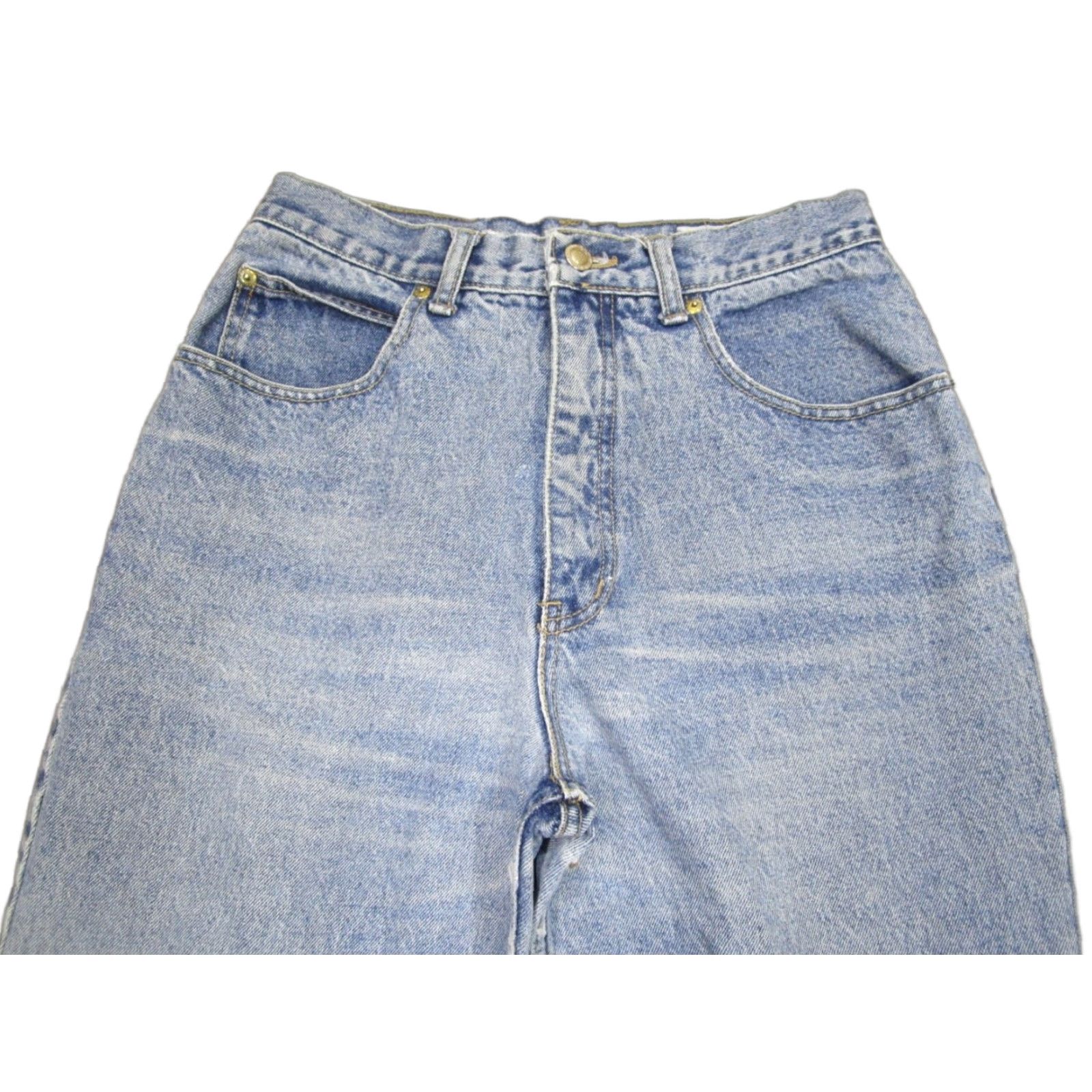 Vintage VINTAGE Lawman Jeans Women 27x30 Blue High Rise Western Mom Jeans Light Wash 90s Cowboys Womens Size 27" / US 4 / IT 40 - 1 Thumbnail