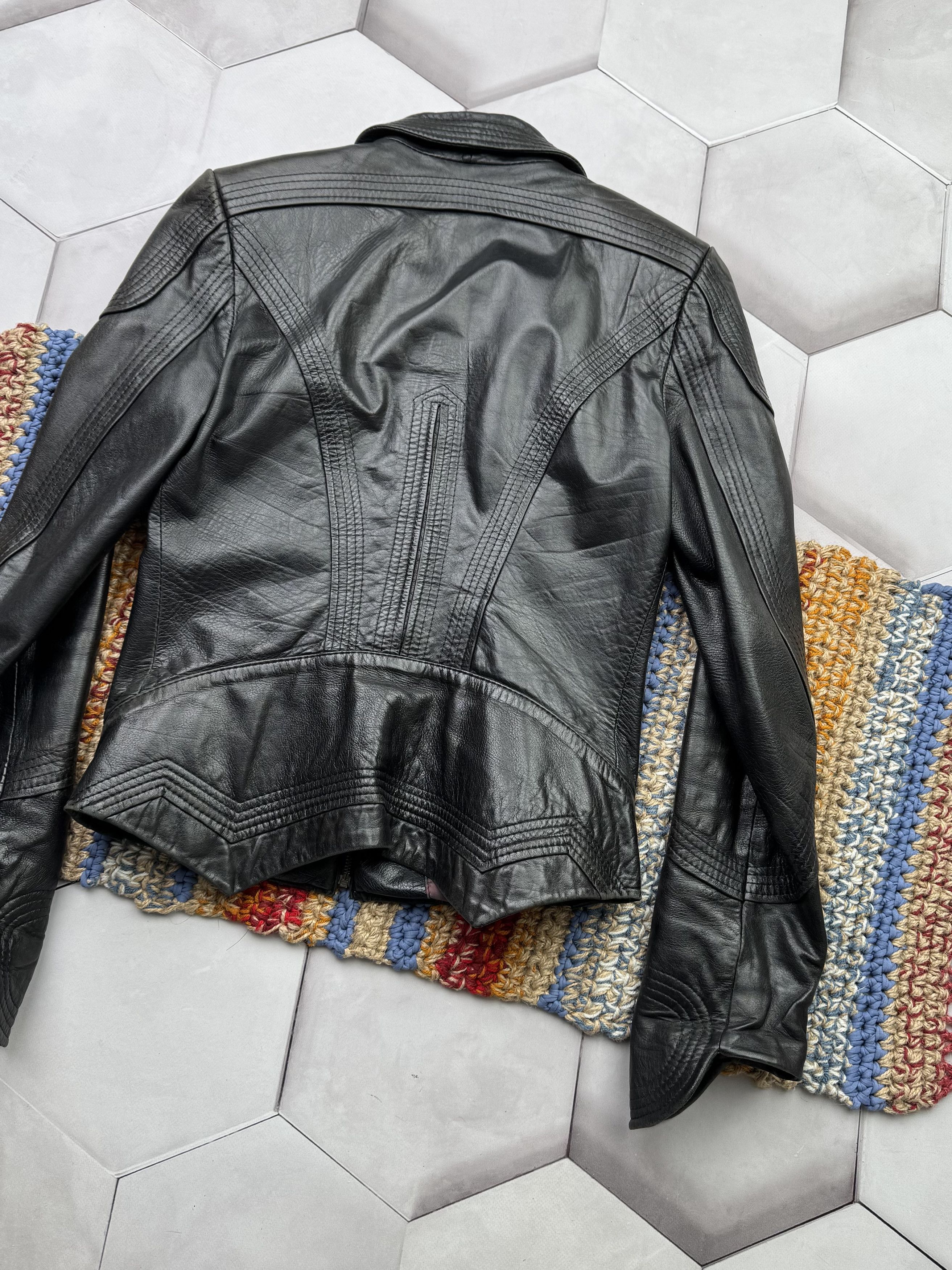 Vintage Vintage Cropped Leather Jacket Size S / US 4 / IT 40 - 14 Thumbnail