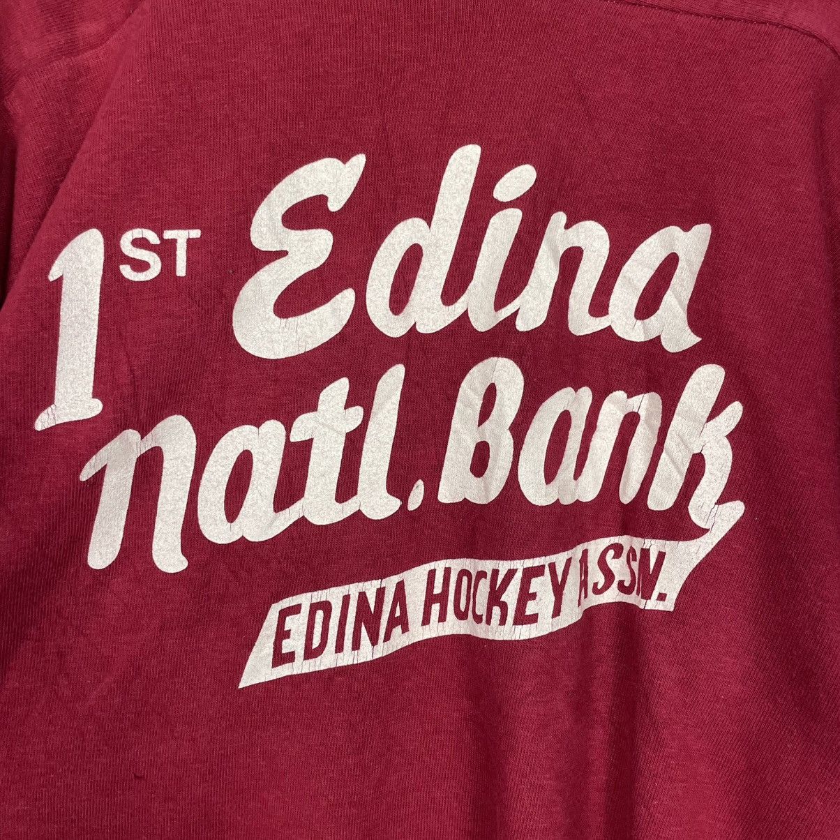 Russell Athletic Vtg Russel Athletic Edina Hockey Association Sweater Size XL / US 12-14 / IT 48-50 - 10 Thumbnail