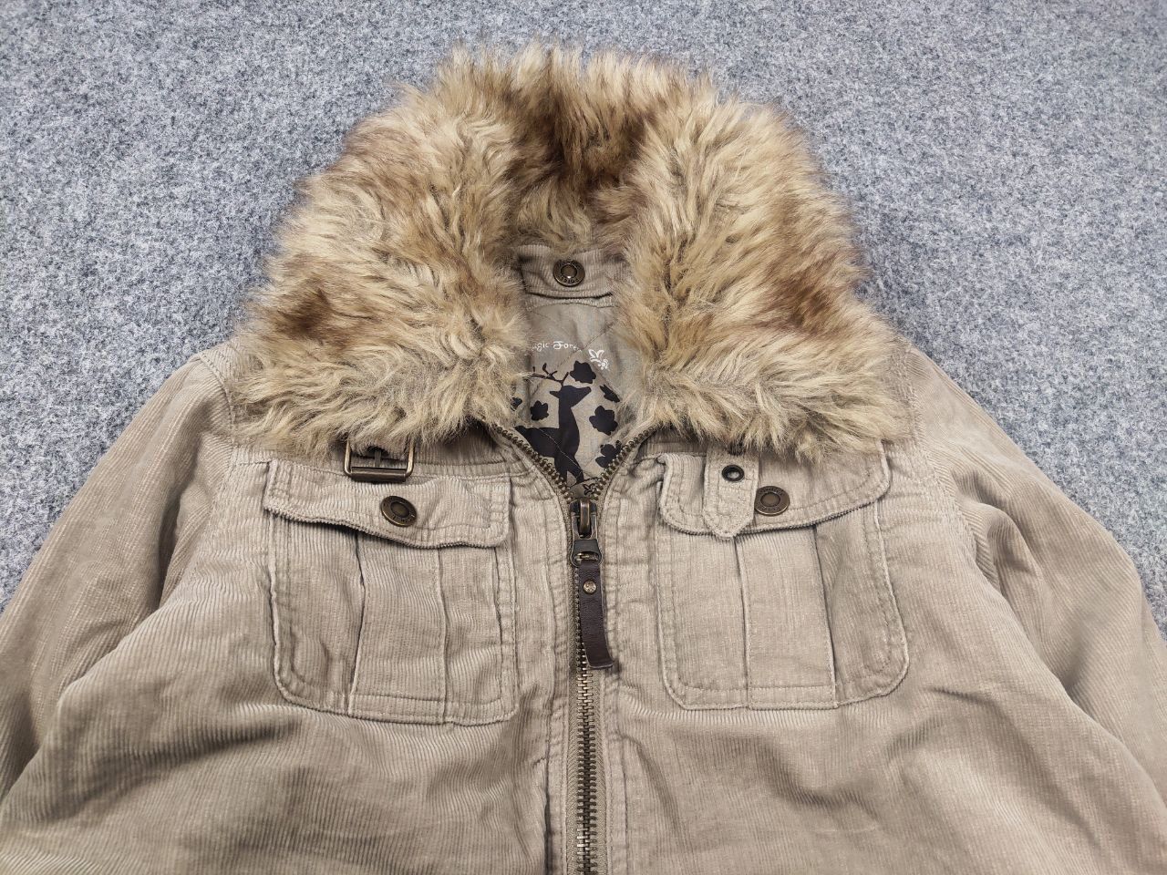 If Six Was Nine Vintage Y2K LGB if six was nine style Cargo pocke Fur Jacket Size M / US 6-8 / IT 42-44 - 5 Thumbnail
