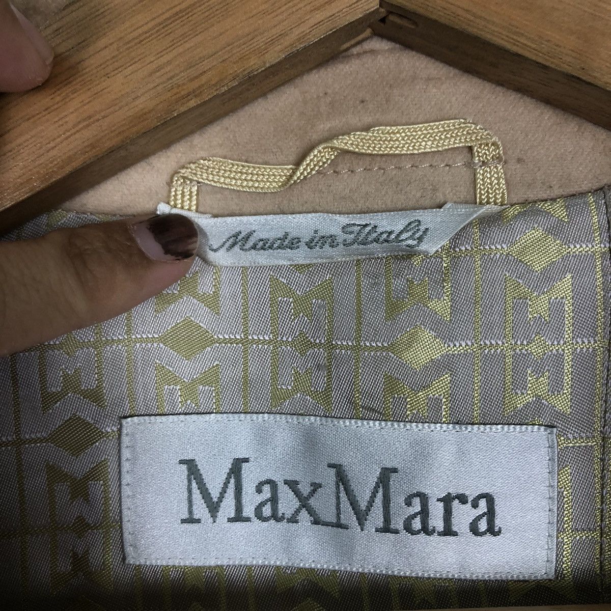 Vintage VINTAGE MAX MARA DOUBLE BREAST COATS JACKET MADE IN ITALY Size M / US 6-8 / IT 42-44 - 12 Thumbnail