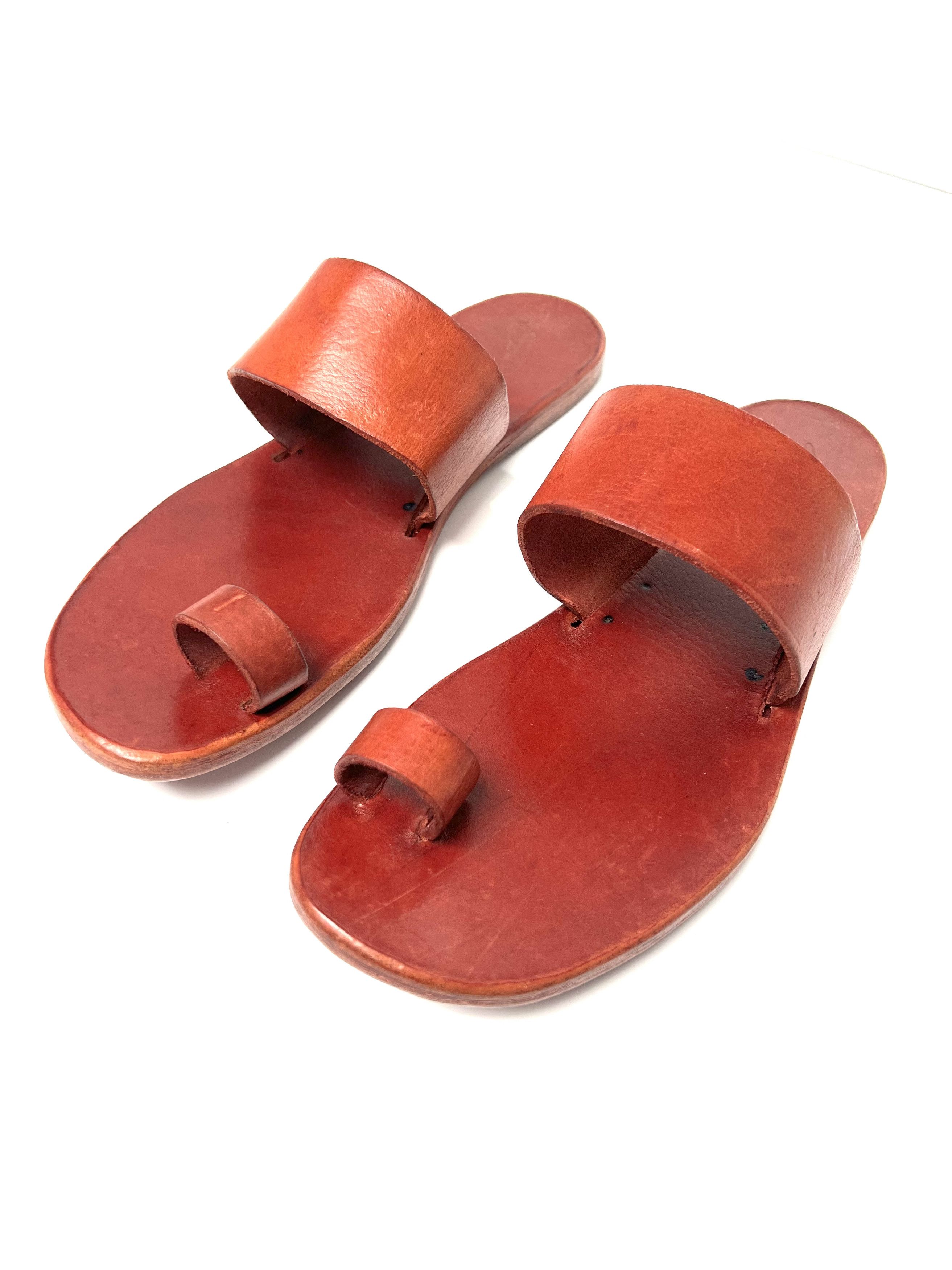 Dimissianos & Miller DIMISSIANOS & MILLER LEATHER SLIDE / SANDALS Size US 11 / EU 44 - 14 Thumbnail