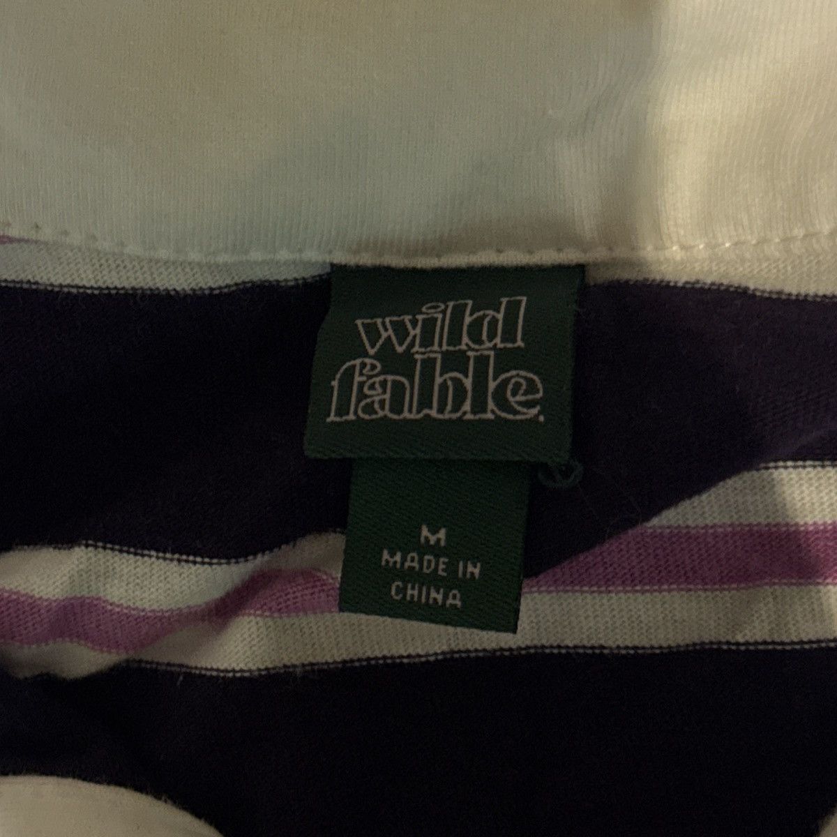 Other Purple and white striped long sleeve polo Size M / US 6-8 / IT 42-44 - 3 Thumbnail