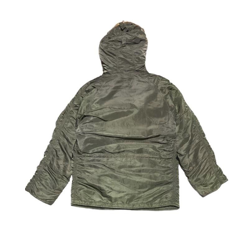 Alpha Industries Vintage Alpha Industries Fur Hoodie Bomber Jacket Nice Size US S / EU 44-46 / 1 - 3 Thumbnail