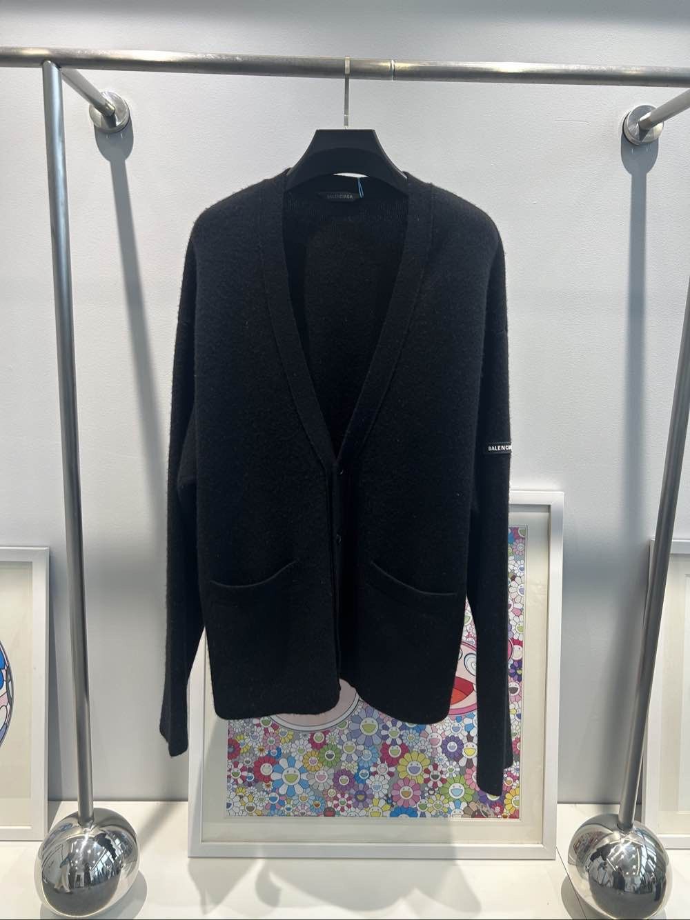 Balenciaga Balenciaga V-Neck Knit Cardigan Size S Size US S / EU 44-46 / 1 - 1 Thumbnail