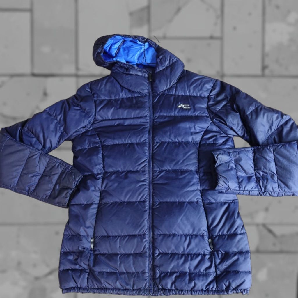 KJUS Kjus Womens Jacket XS Blue Full Zip Hooded Down Filled Puffer Jacket, Storm, Short, Regular, Women's Outdoor Coat Size XS / US 0-2 / IT 36-38 - 1 Thumbnail