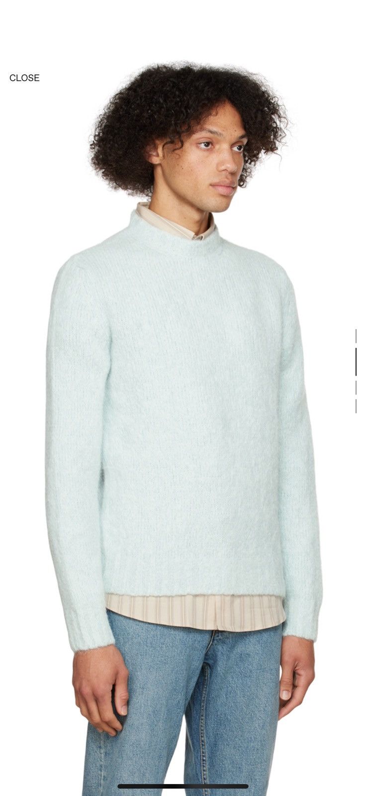 A.P.C. A.P.C Lucci Sweater - Alpaca/Mohair Size US M / EU 48-50 / 2 - 1 Thumbnail