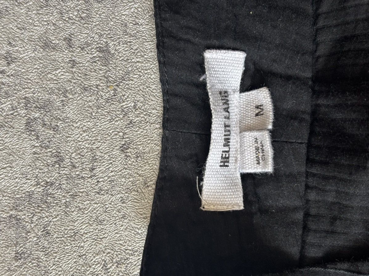 Designer × Helmut Lang × Japanese Brand HELMUT LANG BLACK TRANSPARENT ZIP BLOUSE Size M / US 6-8 / IT 42-44 - 4 Thumbnail