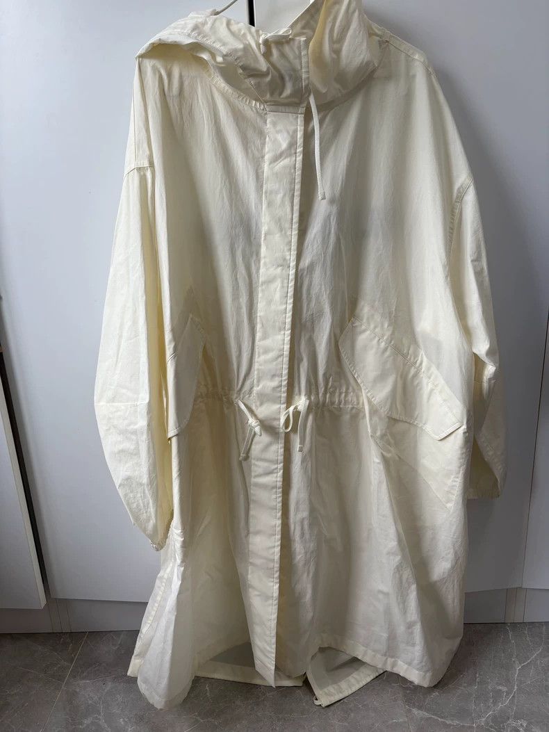 Jil Sander Jil Sander White Oversize Trench Coat Size S / US 4 / IT 40 - 2 Thumbnail