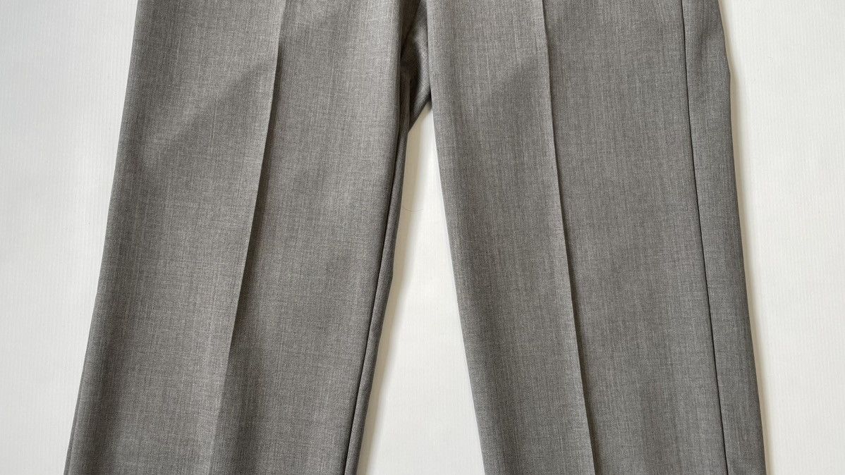 Prada S/S 24 Wide Leg Wool Work Pants Size US 32 / EU 48 - 10 Thumbnail